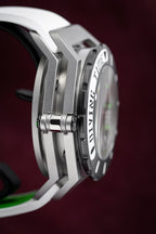 Mazzucato Automatic Reversible Watch Scuba White Green