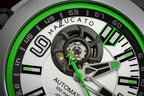 Mazzucato Automatic Reversible Watch Scuba White Green