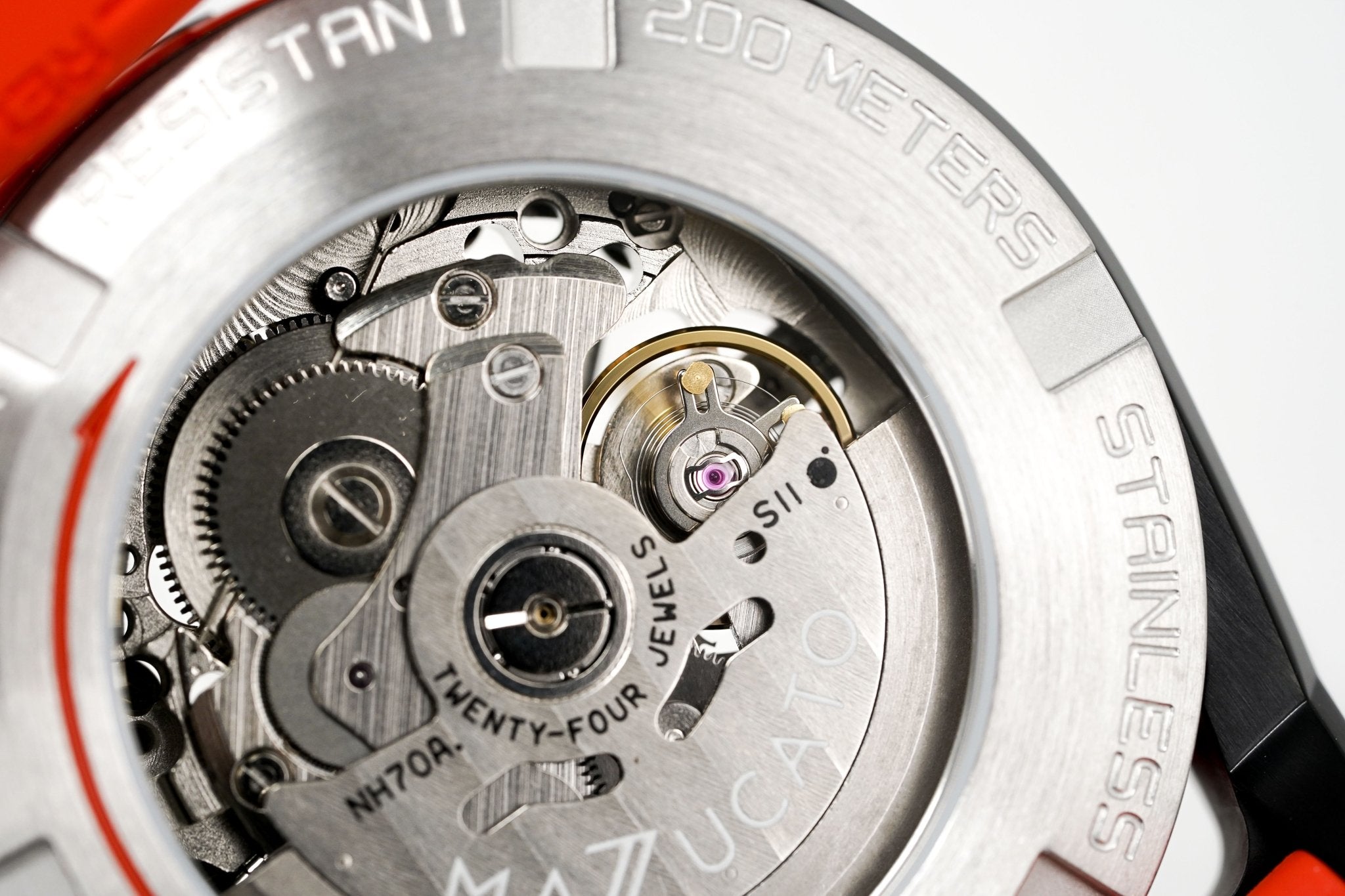 Mazzucato RIM SUB Men's Automatic Watch Orange