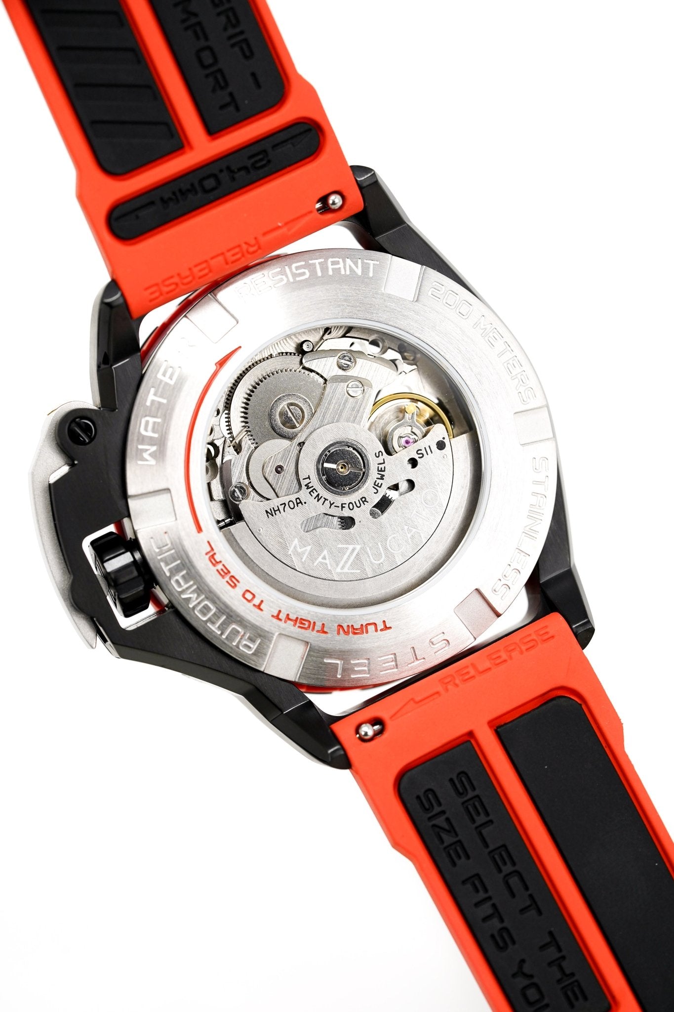 Mazzucato RIM SUB Men's Automatic Watch Orange