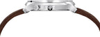 Mondaine Watch Helvetica No1 White Brown
