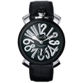 Gaga Milano Men's Black Manuale Black Mechanical Watch