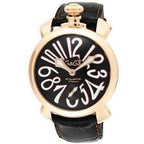 Gaga Milano Men's Black Manuale Mechanical Watch