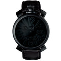 Gaga Milano Men's Black Manuale Mechanical Watch