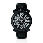 Gaga Milano Men's Black Manuale Mechanical Watch