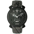 Gaga Milano Men's Black Manuale Mechanical Watch