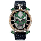 Gaga Milano Men's Black Manuale Mechanical Watch