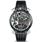Gaga Milano Men's Black Neymar Mechanical Watch
