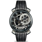 Gaga Milano Men's Black Neymar Mechanical Watch