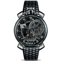 Gaga Milano Men's Black Neymar Mechanical Watch