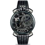 Gaga Milano Men's Black Neymar Mechanical Watch