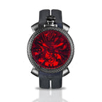 Gaga Milano Men's Black Skeleton Vampire Mechanical Watch