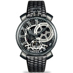 Gaga Milano Men's Black Vinicius Mechanical Watch