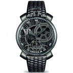 Gaga Milano Men's Black Vinicius Mechanical Watch