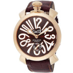 Gaga Milano Men's Brown Manuale Mechanical Watch