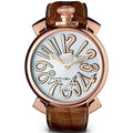 Gaga Milano Men's Brown Manuale Mechanical Watch
