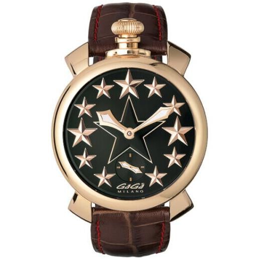 Gaga Milano Men's Brown Manuale Mechanical Watch