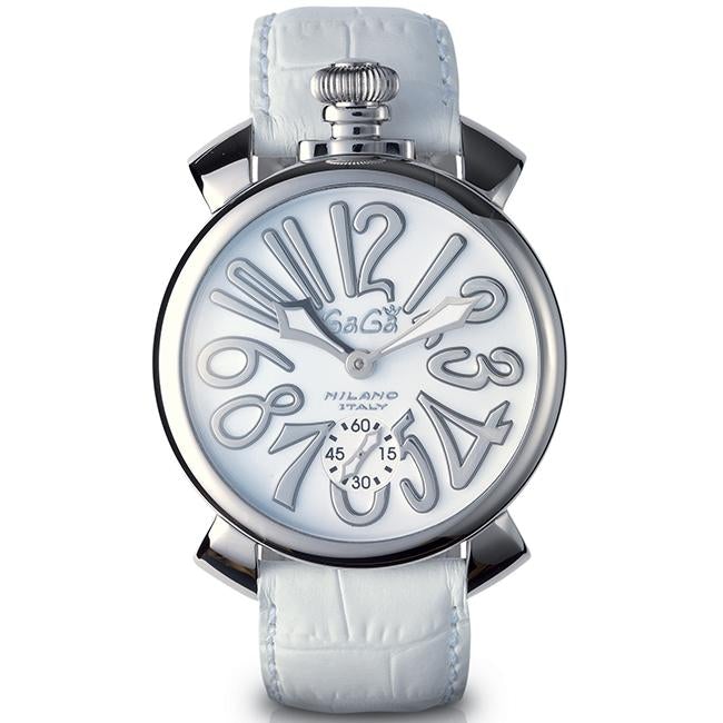 Gaga Milano Men's White Manuale Mechanical Watch