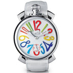 Gaga Milano Men's White Skeleton Mechanical Watch