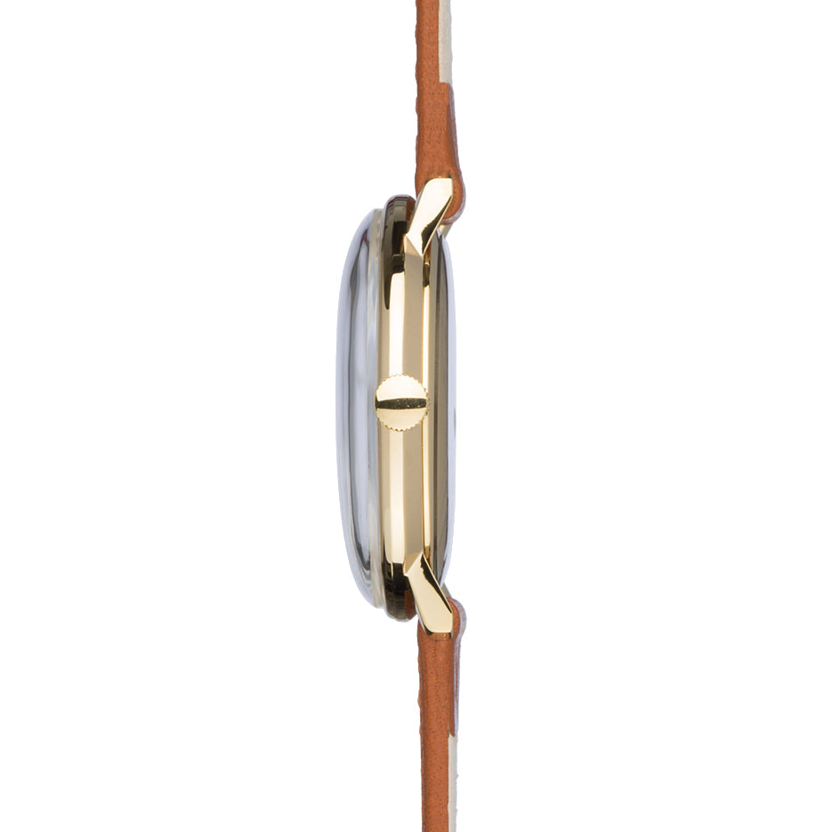 Junghans Max Bill Handaufzug Men's White/Gold Watch