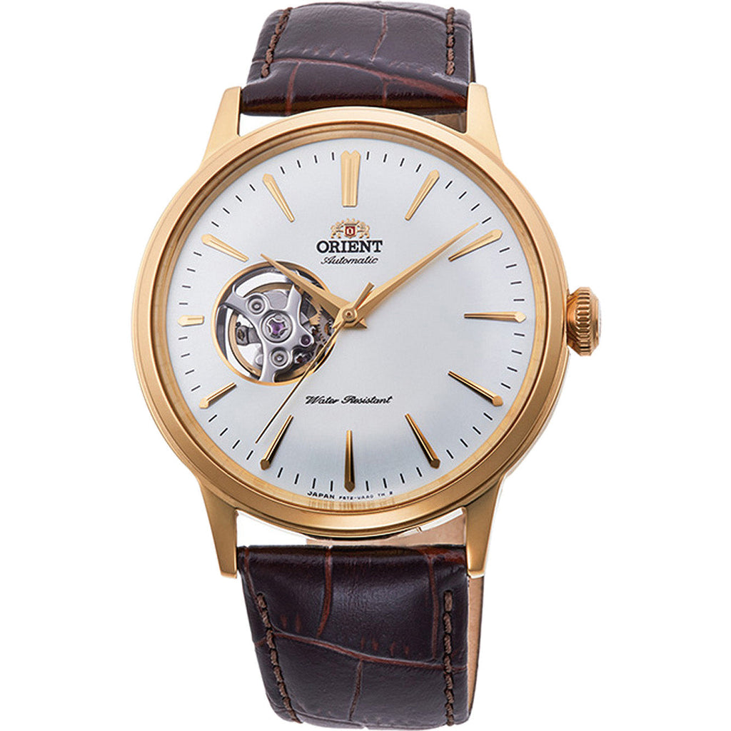 Orient Bambino Open Heart Men's Brown Watch