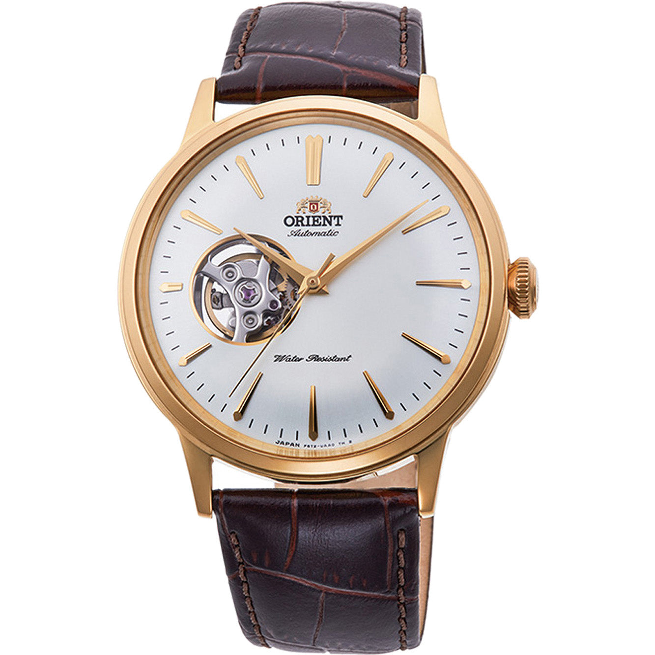 Orient Bambino Open Heart Men's Brown Watch