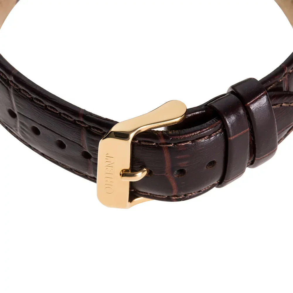 Orient Bambino Open Heart Men's Brown Watch