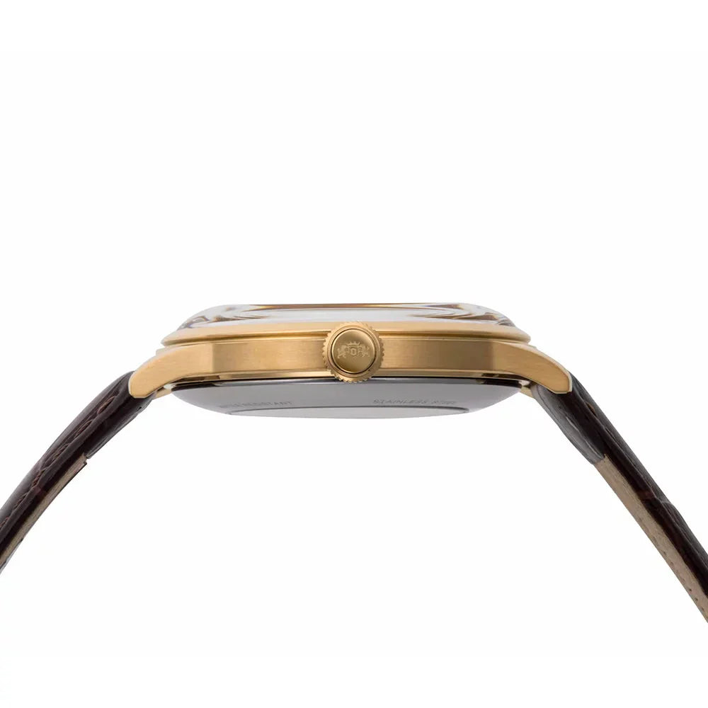 Orient Bambino Open Heart Men's Brown Watch
