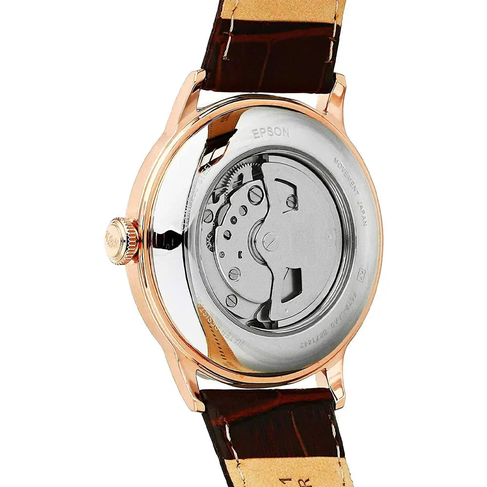 Orient Bambino Open Heart Men's Brown Watch