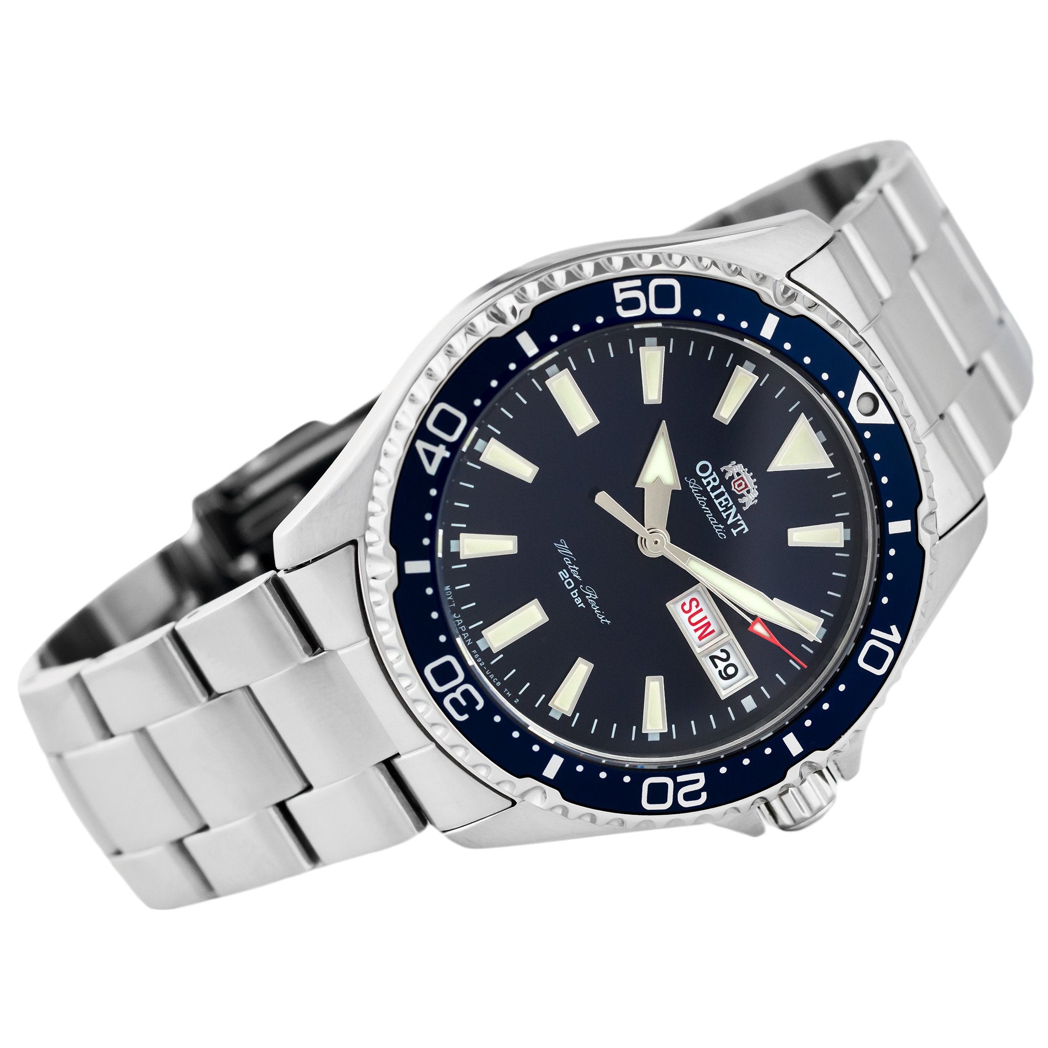 Orient Kamasu Mako III Men's Silver Watch