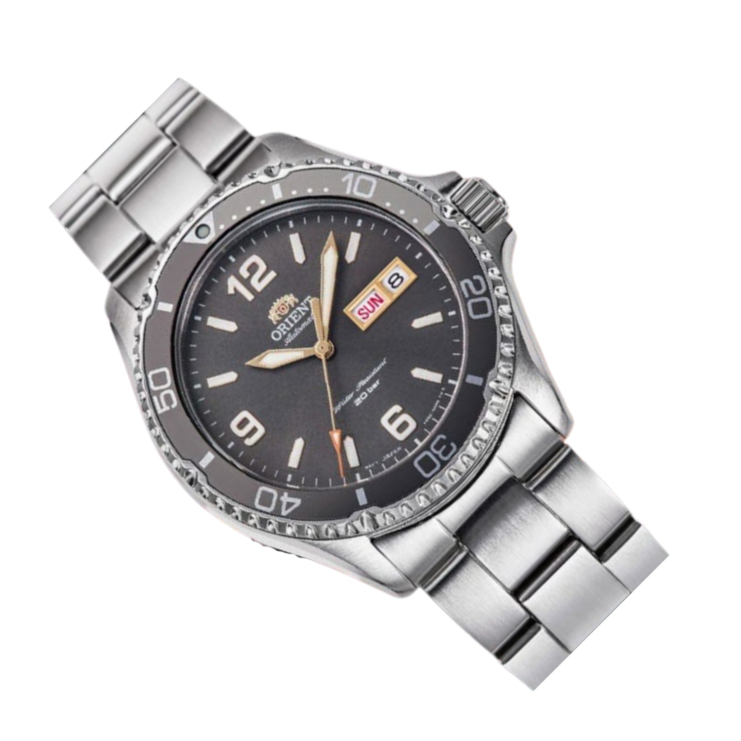 Orient Kamasu Mako III Men's Silver Watch