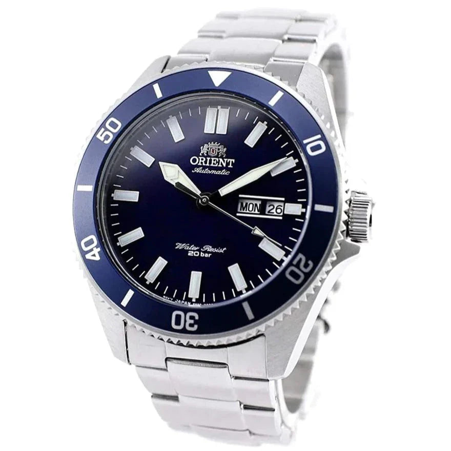 Orient Mako III Men's Silver Watch