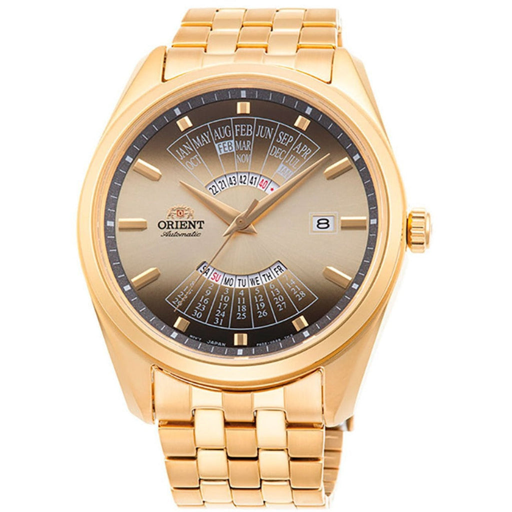 Orient Multi-Year Calendar Men's Gold Watch