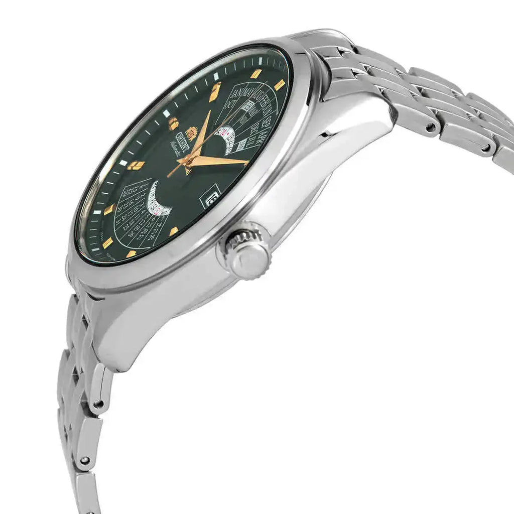 Orient Multi-Year Calendar Men's Silver Watch