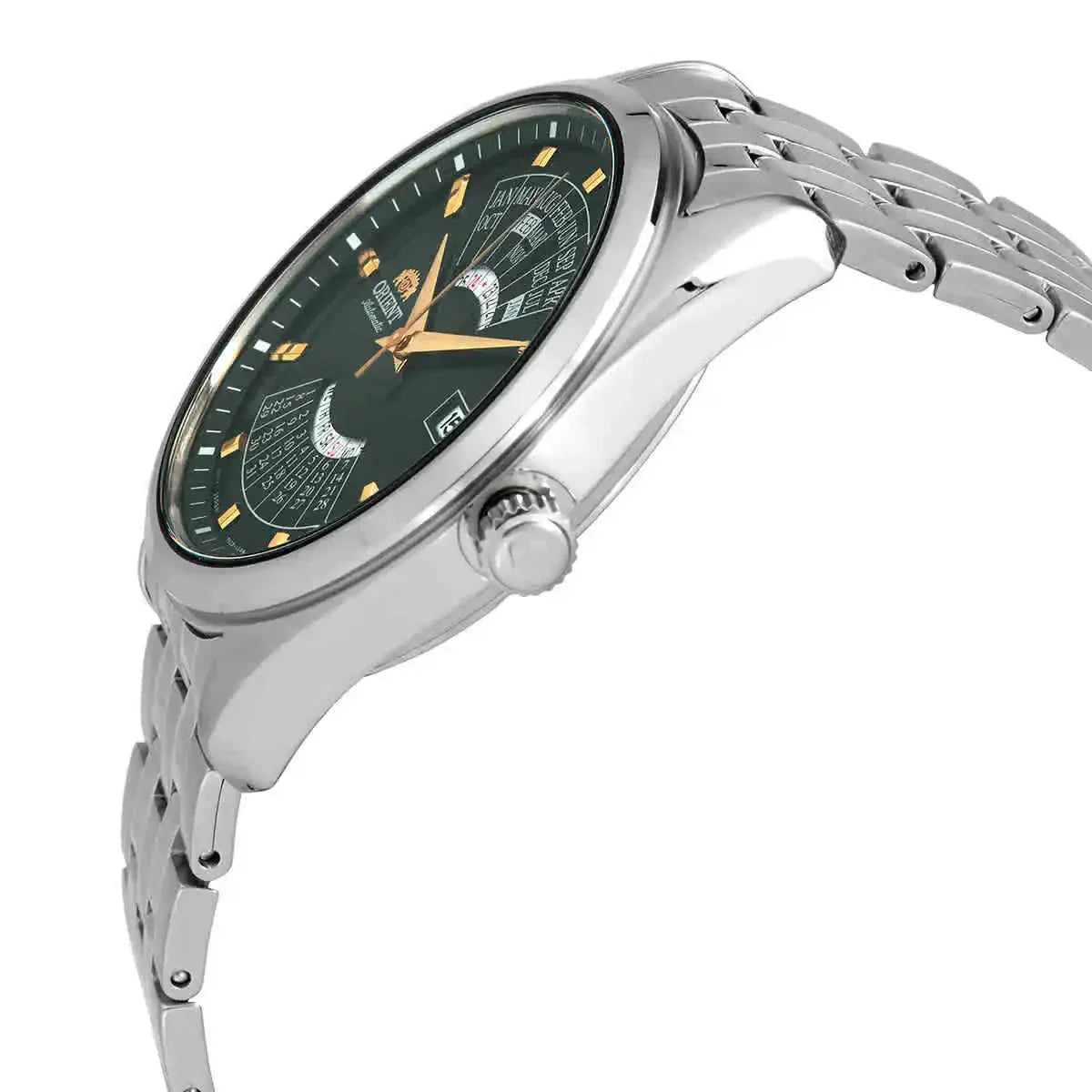 Orient Multi-Year Calendar Men's Silver Watch