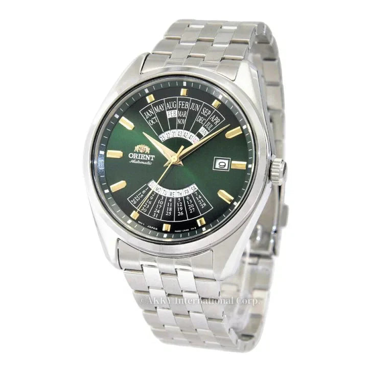 Orient Multi-Year Calendar Men's Silver Watch
