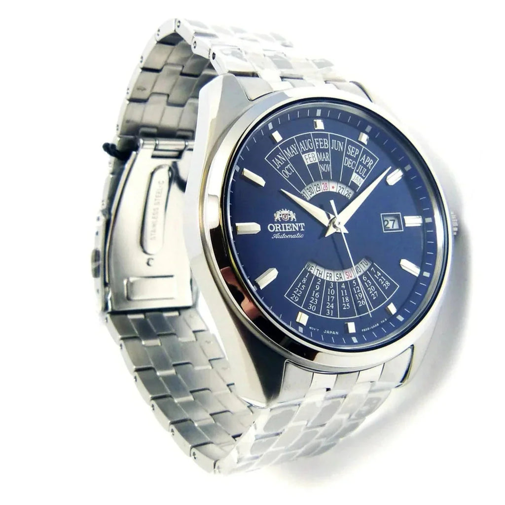 Orient Multi-Year Calendar Men's Silver Watch