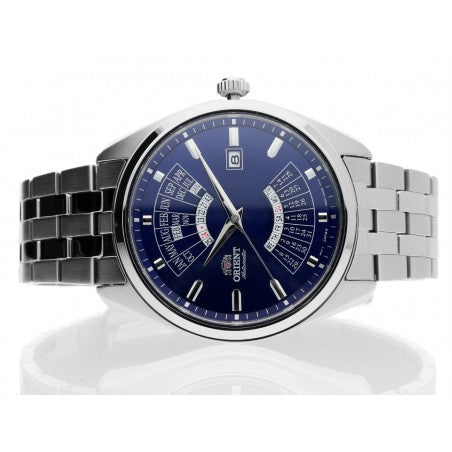 Orient Multi-Year Calendar Men's Silver Watch