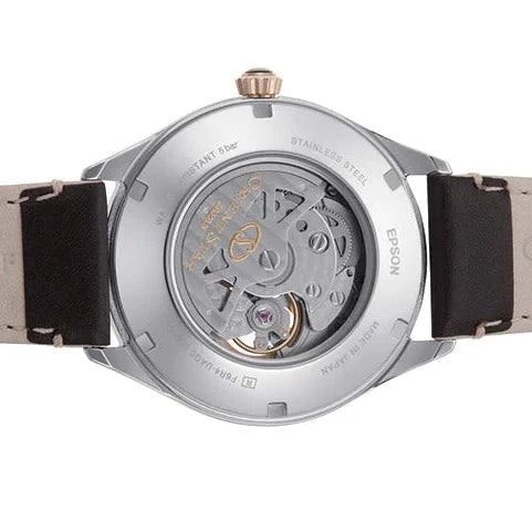 Orient Star Classic Semi Skeleton Men's Brown Watch