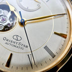 Orient Star Classic Semi Skeleton Men's Brown Watch