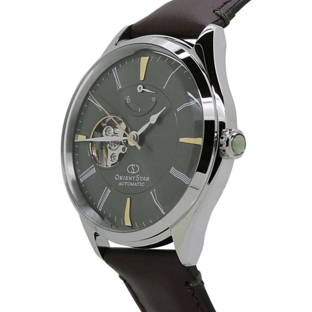 Orient Star Classic Semi Skeleton Men's Brown Watch