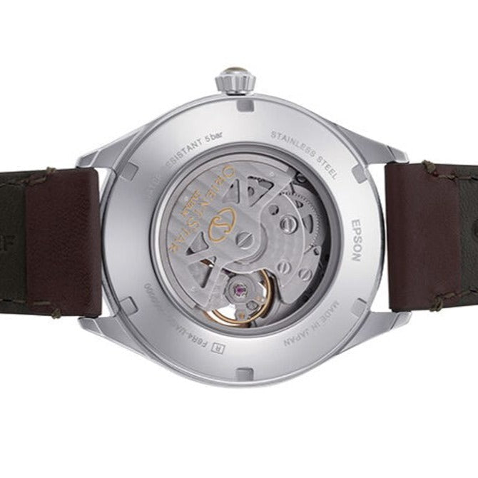 Orient Star Classic Semi Skeleton Men's Brown Watch