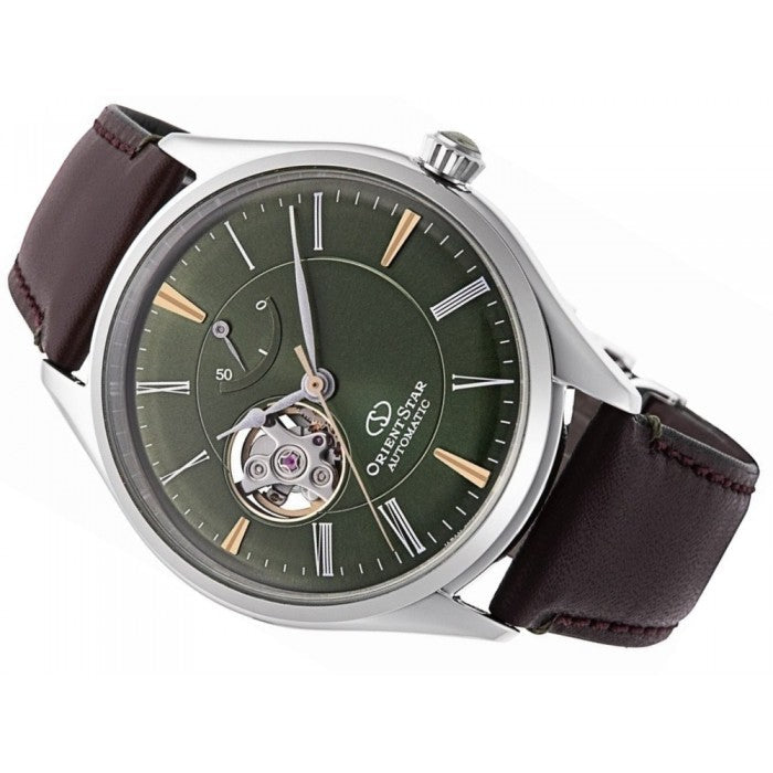 Orient Star Classic Semi Skeleton Men's Brown Watch