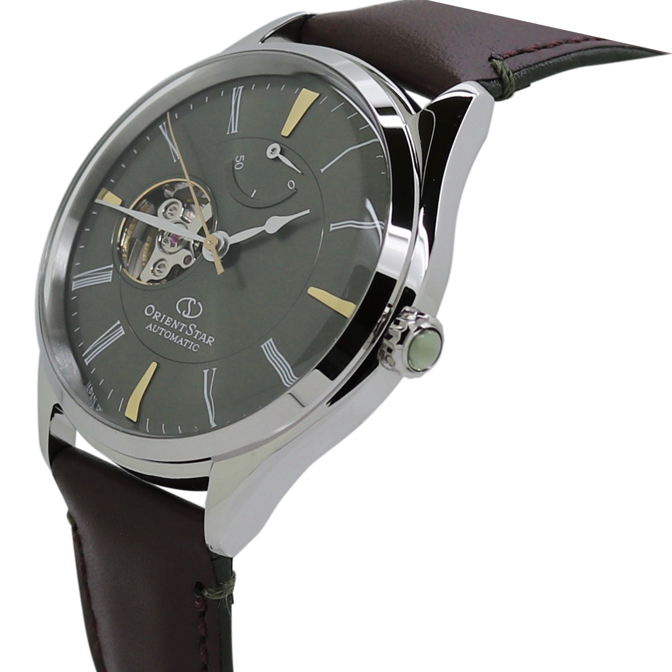 Orient Star Classic Semi Skeleton Men's Brown Watch