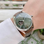 Orient Star Classic Semi Skeleton Men's Brown Watch
