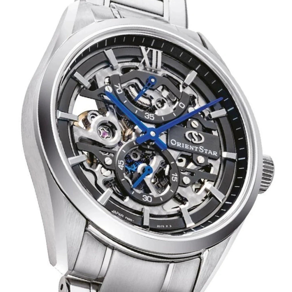 Orient Star Contemporary Full Skeleton Men's Silver Watch