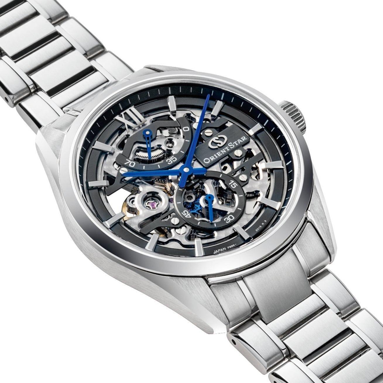 Orient Star Contemporary Full Skeleton Men's Silver Watch