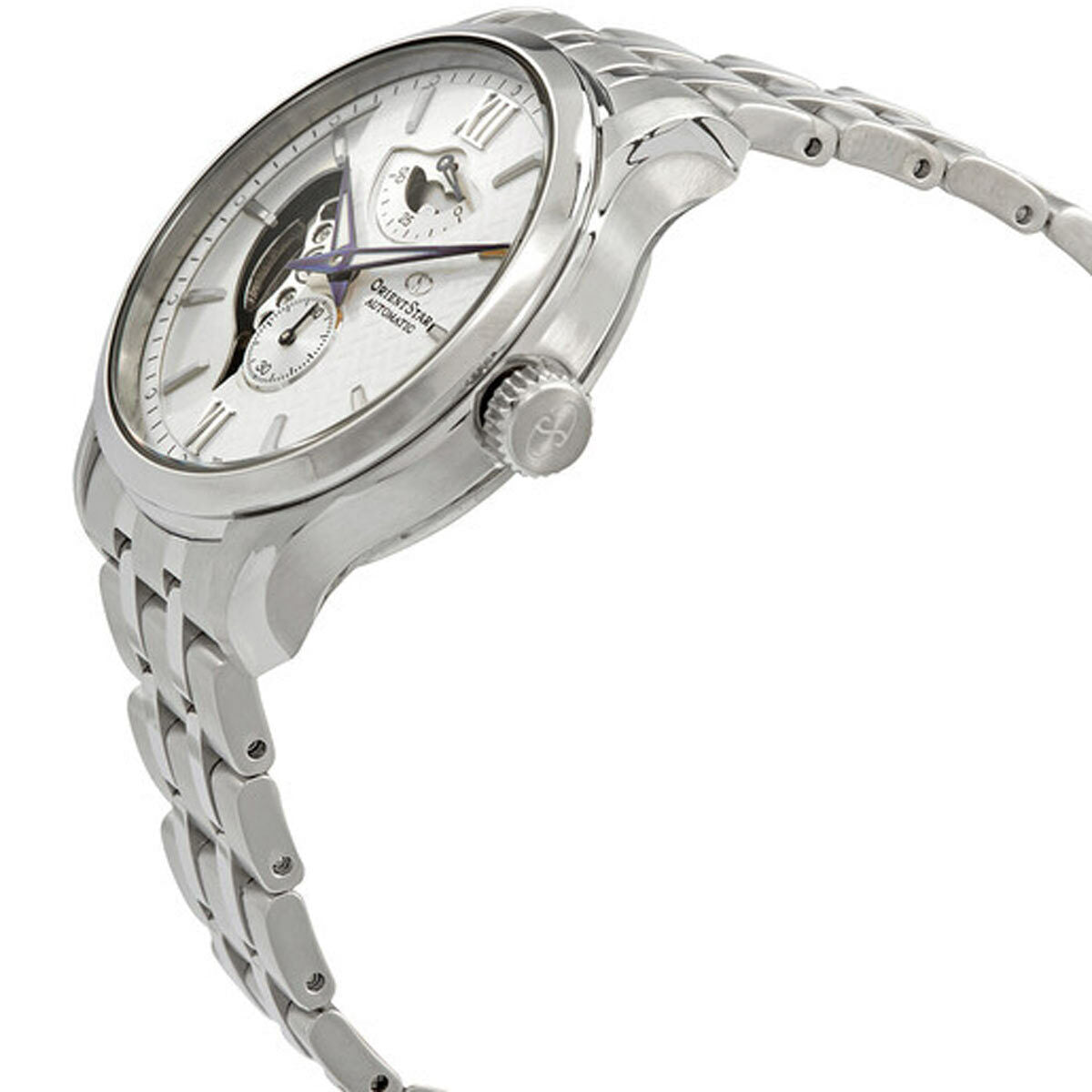 Orient Star Contemporary Layered Skeleton Men's Silver Watch