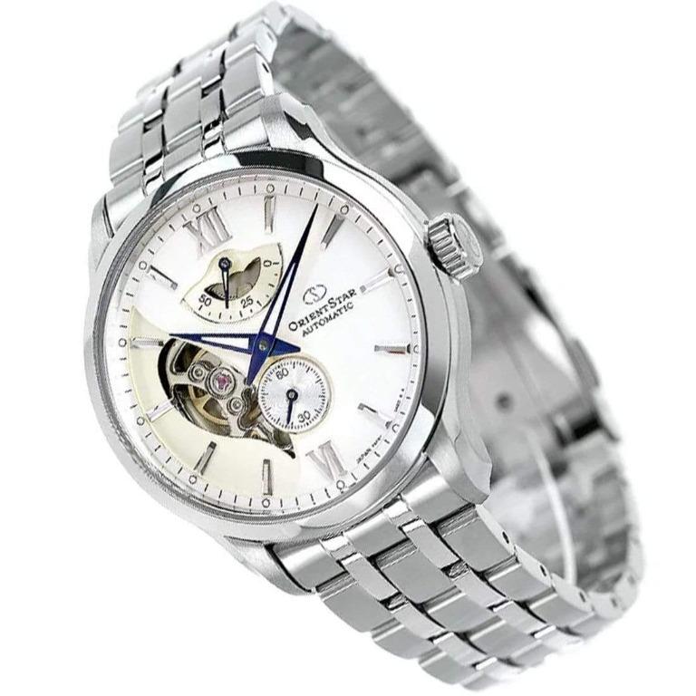 Orient Star Contemporary Layered Skeleton Men's Silver Watch