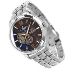 Orient Star Contemporary Layered Skeleton Men's Silver Watch